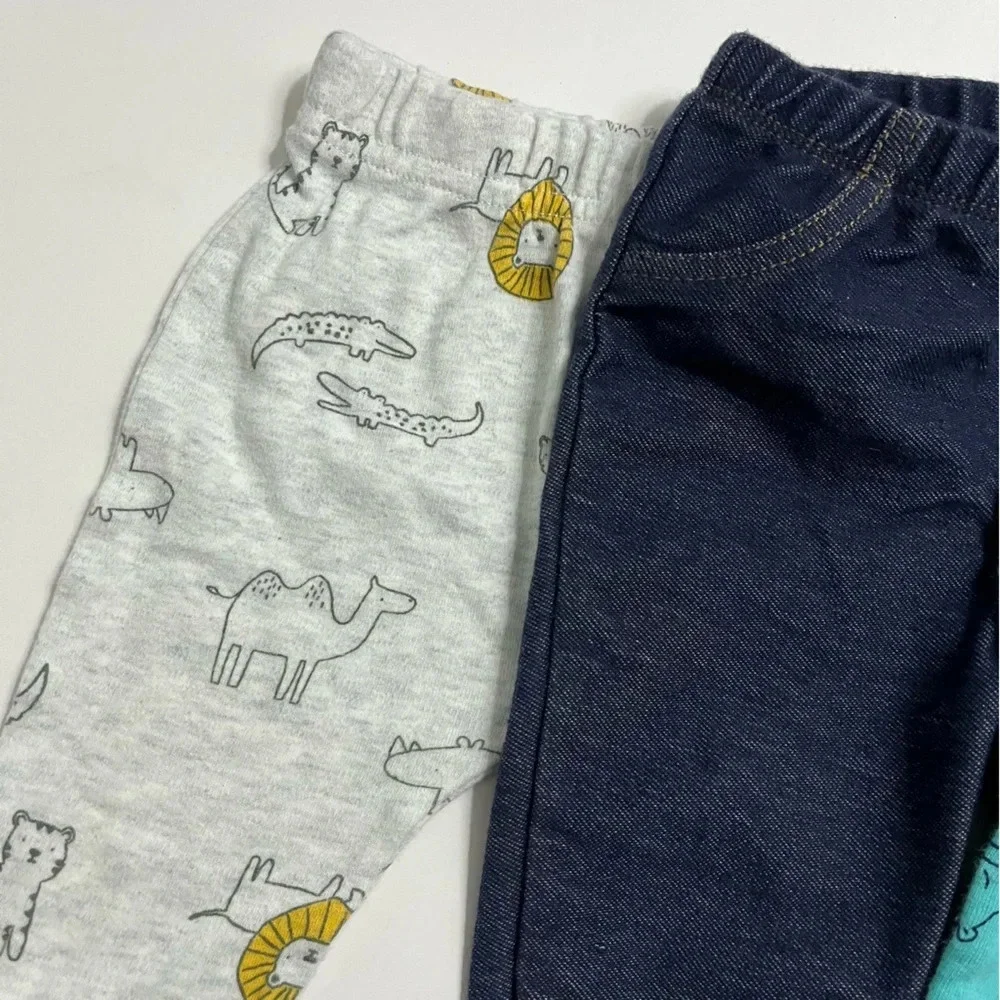 Carters • 4 Pack Baby Pull On Pants Bundle